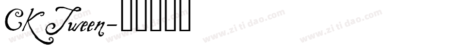 CK Tween字体转换